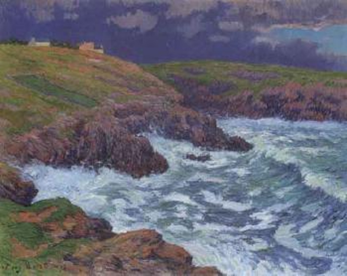 Orage, cote du Finistere by Henry Moret