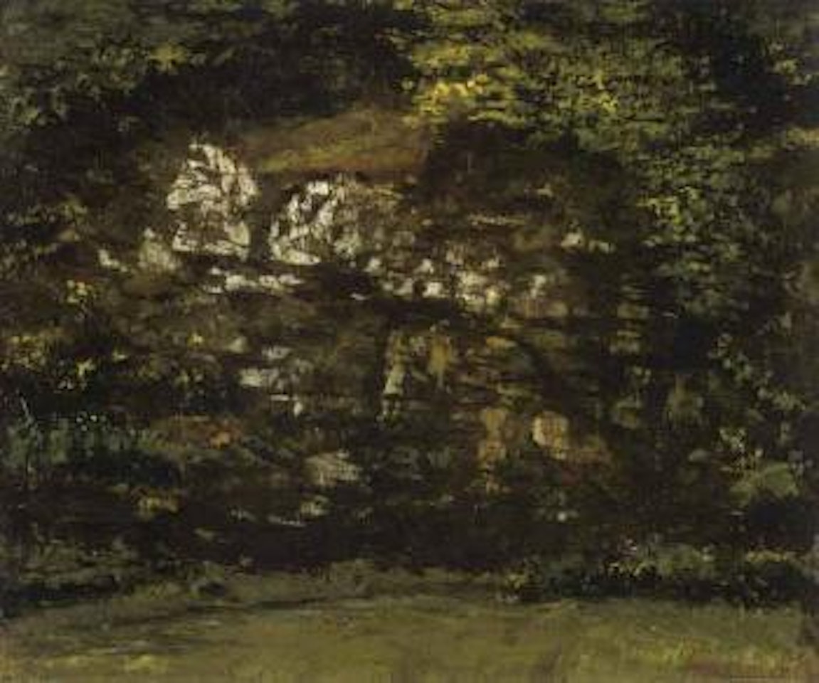 Sous-bois by Gustave Courbet