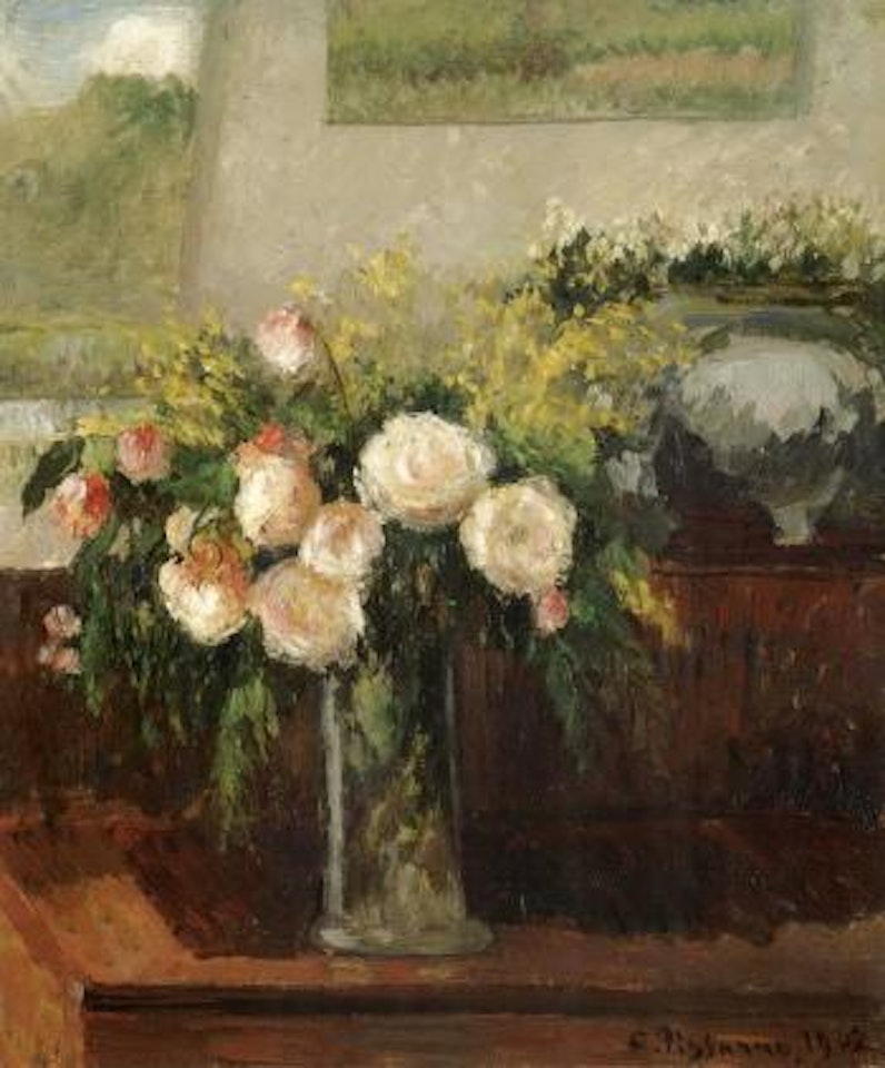 Roses de Nice by Camille Pissarro