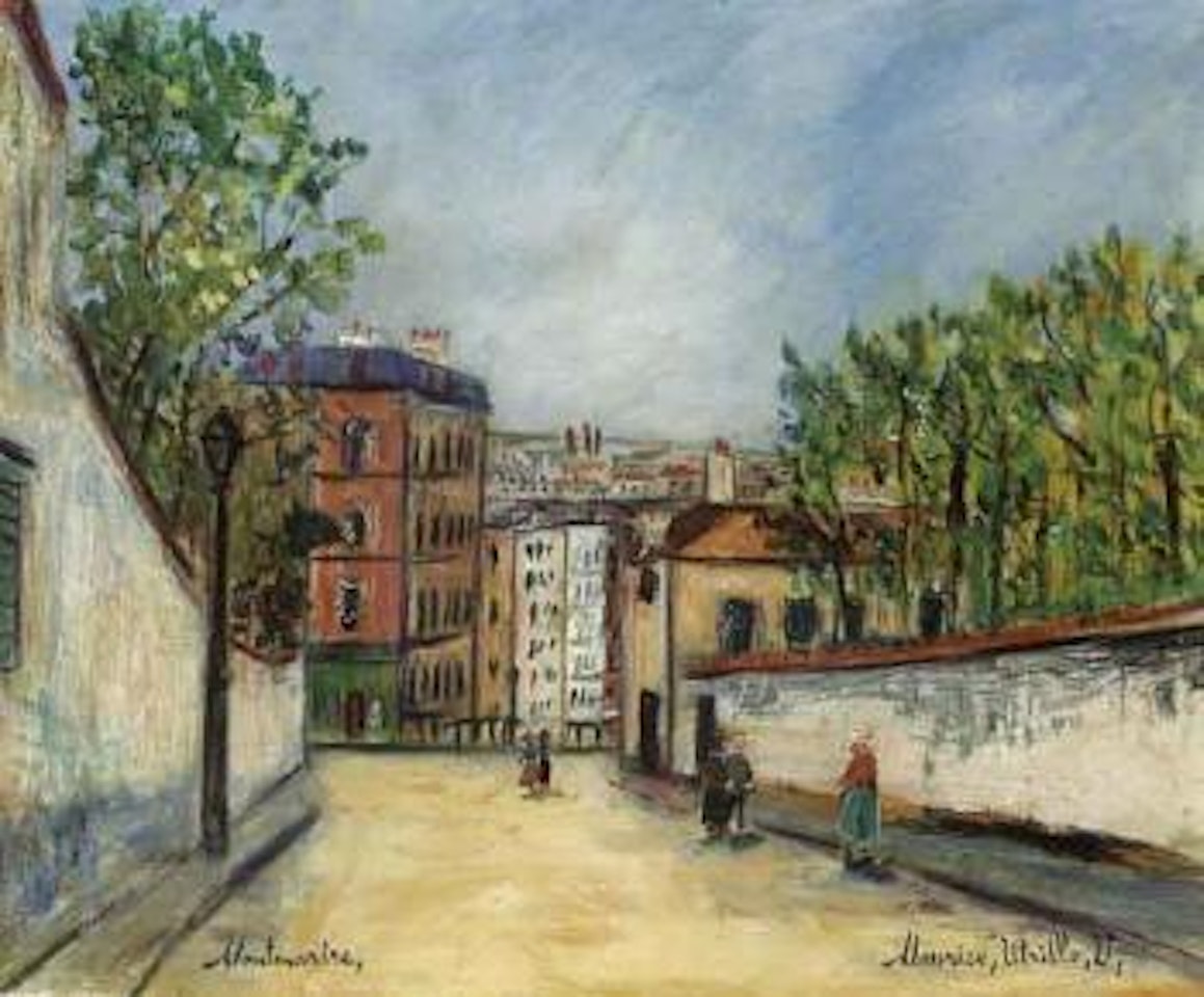 Rue de Mont-Cenis a Montmartre by Maurice Utrillo