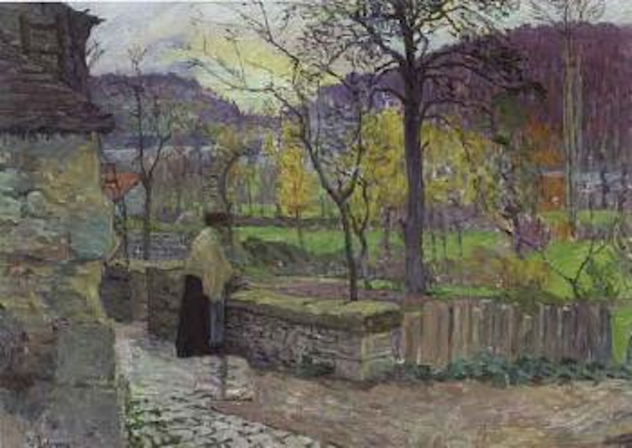 Jardin a Champigne by Henri Lebasque