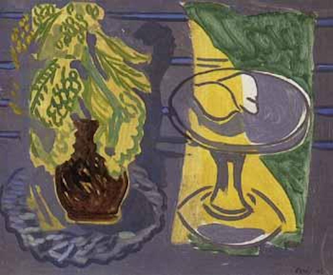 Branche de mimosa et citron by Francisco Bores