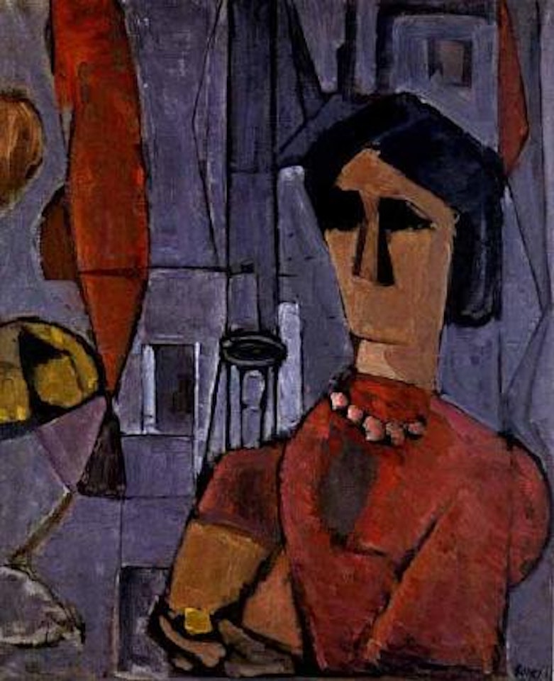 Femme au corsage rouge by Francisco Bores
