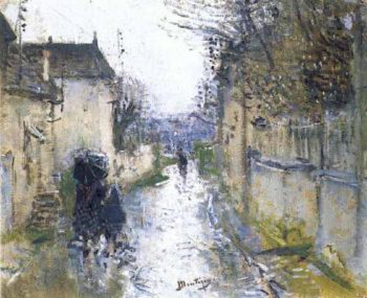 Rue de village by Pierre Eugène Montezin