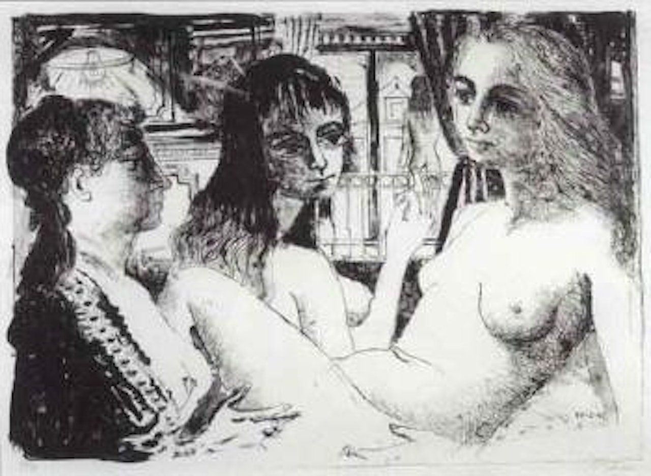 The three women by Paul Delvaux