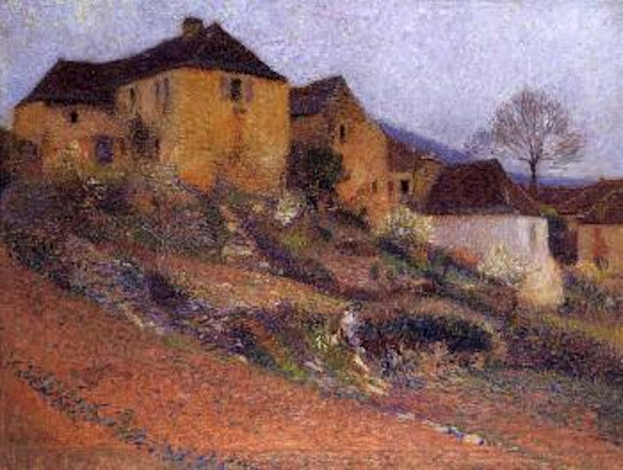 Maisons dans campagne by Henri Jean Guillaume Martin