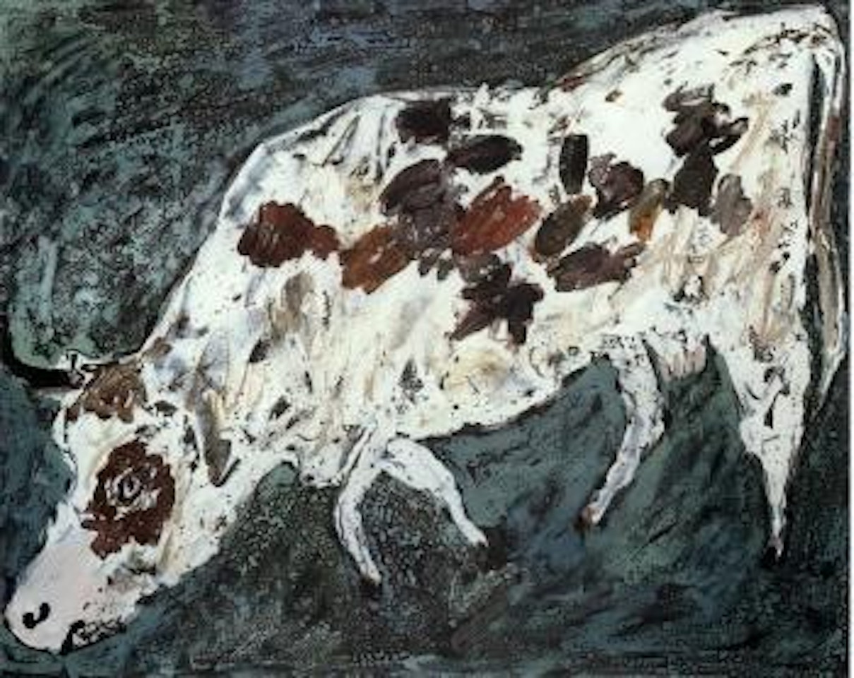 Vache paissant by Jean Dubuffet