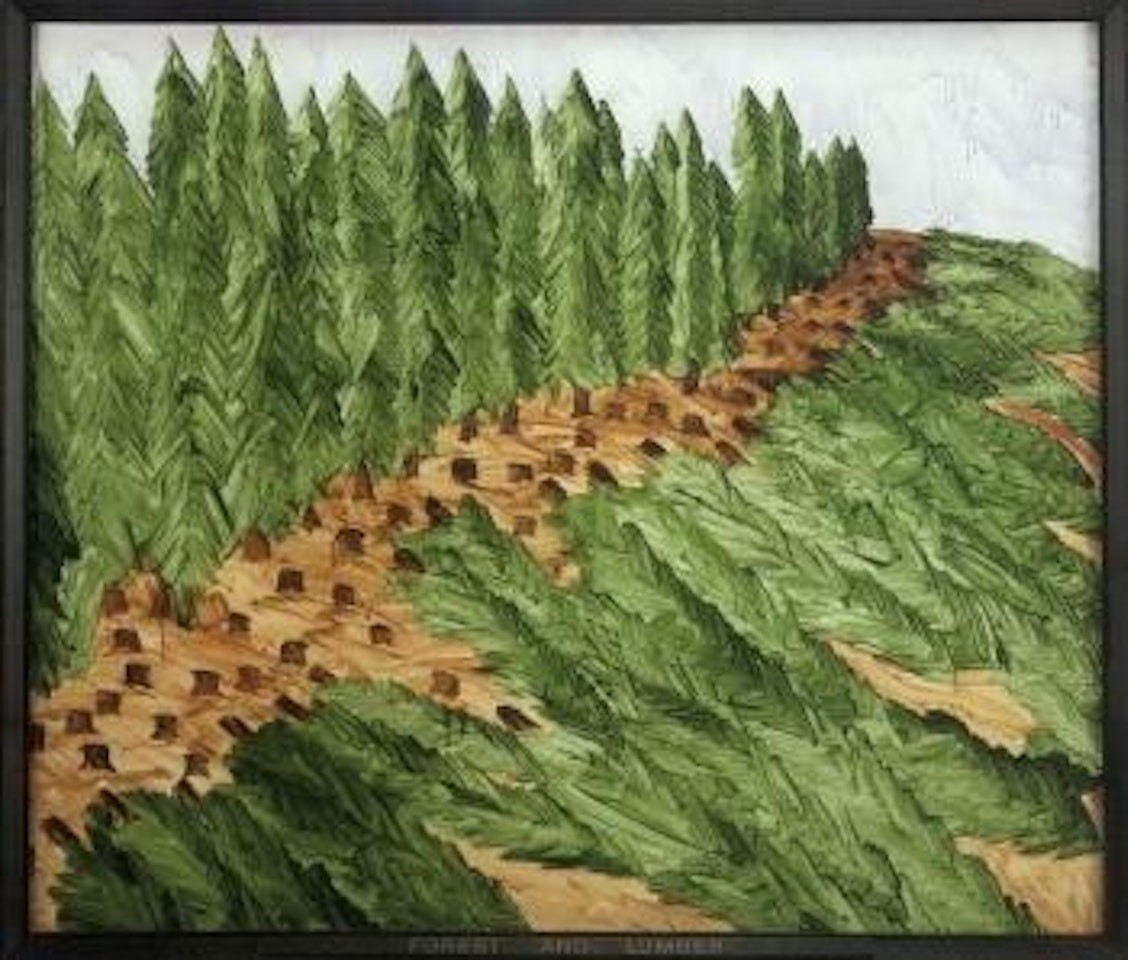 Forest and lumber by Neil Jenney