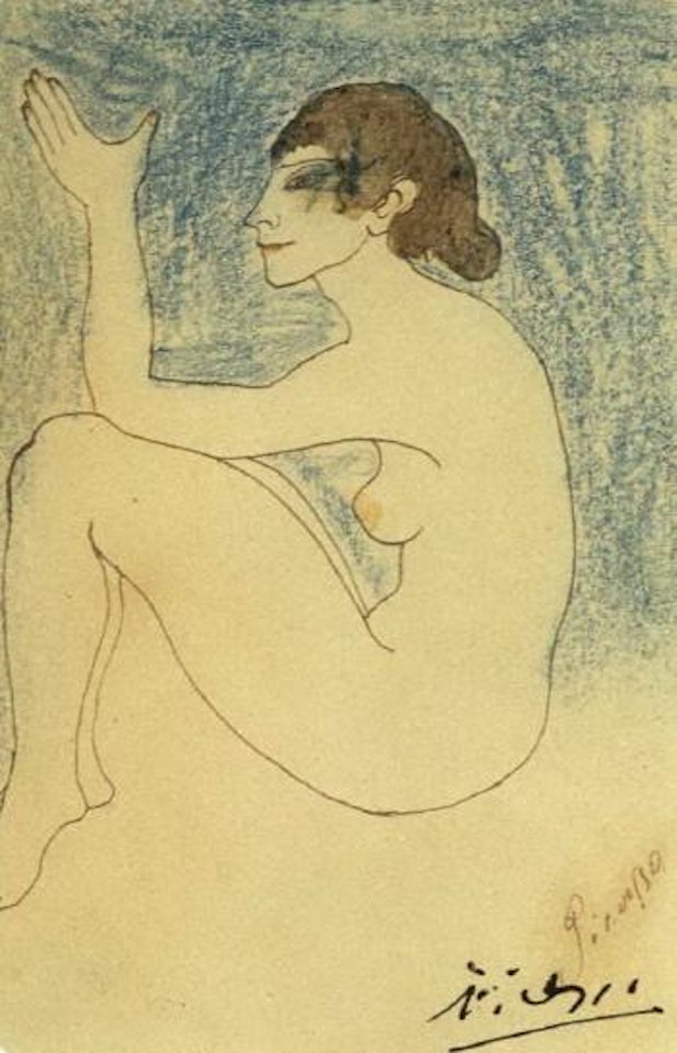 Femme au bras gauche leve by Pablo Picasso