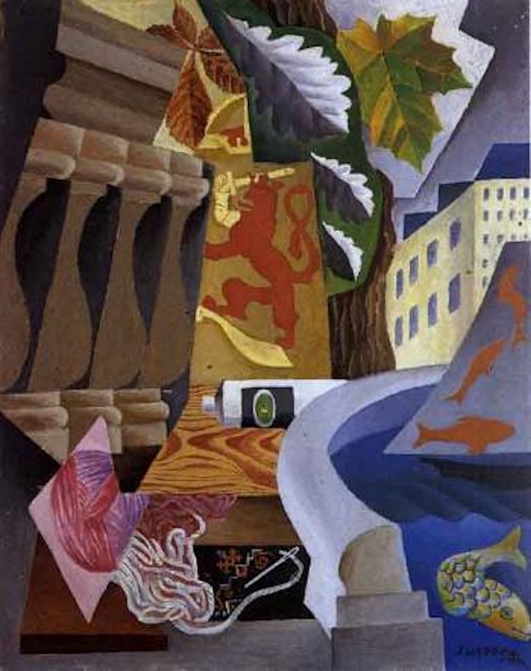 Ville aux armoiries, le lion by Leopold Survage