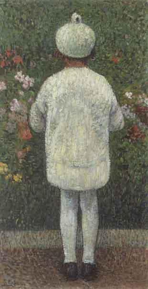 Petite fille en blanc by Henri Jean Guillaume Martin