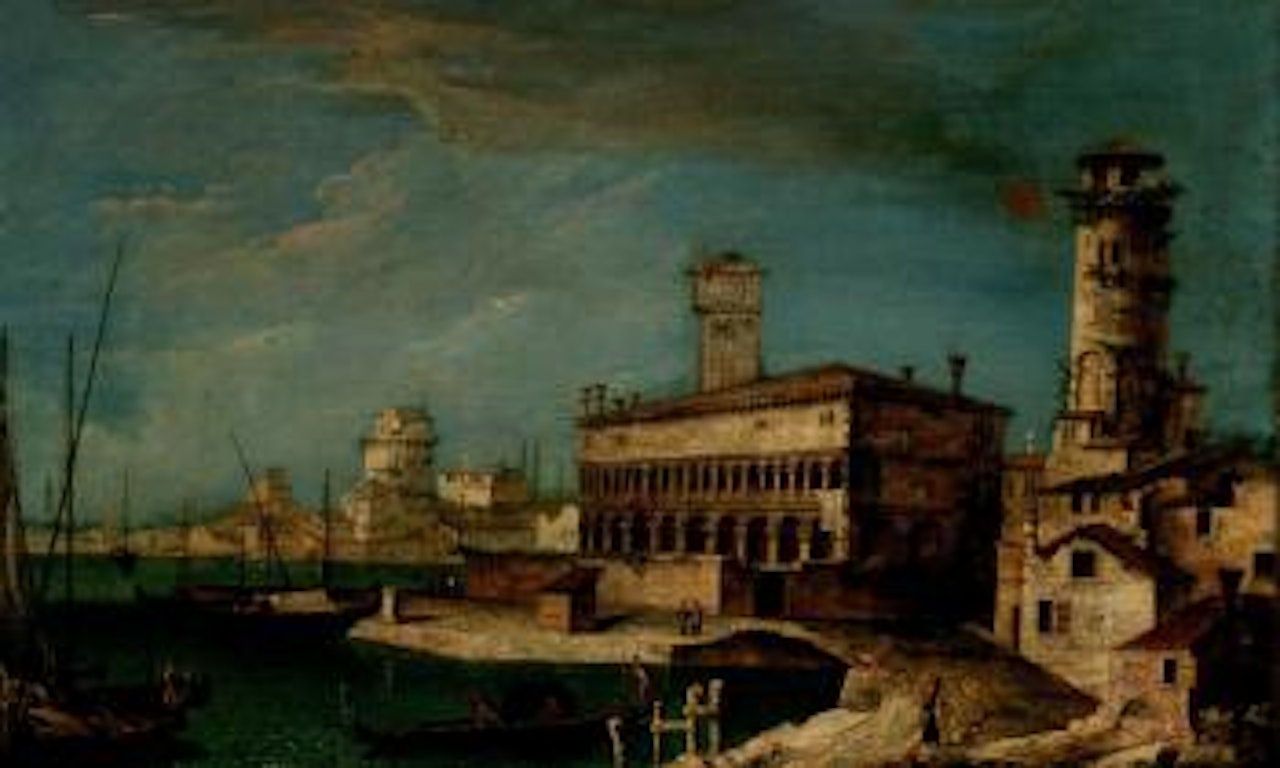 Capriccio of the Venetian Lagoon by Michele Marieschi