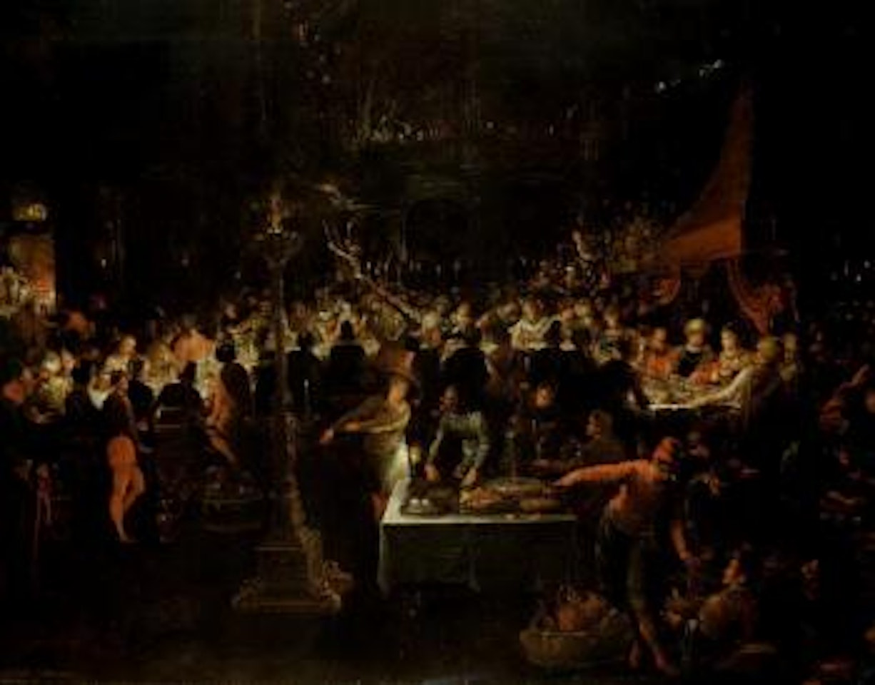 Belshazzar's feast by Frans Francken II