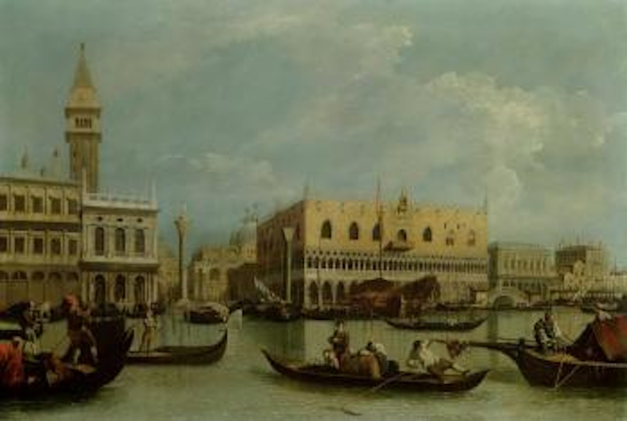 Bacino di San Marco, Venice, looking towards the Doges Palace and Piazetta by Canaletto