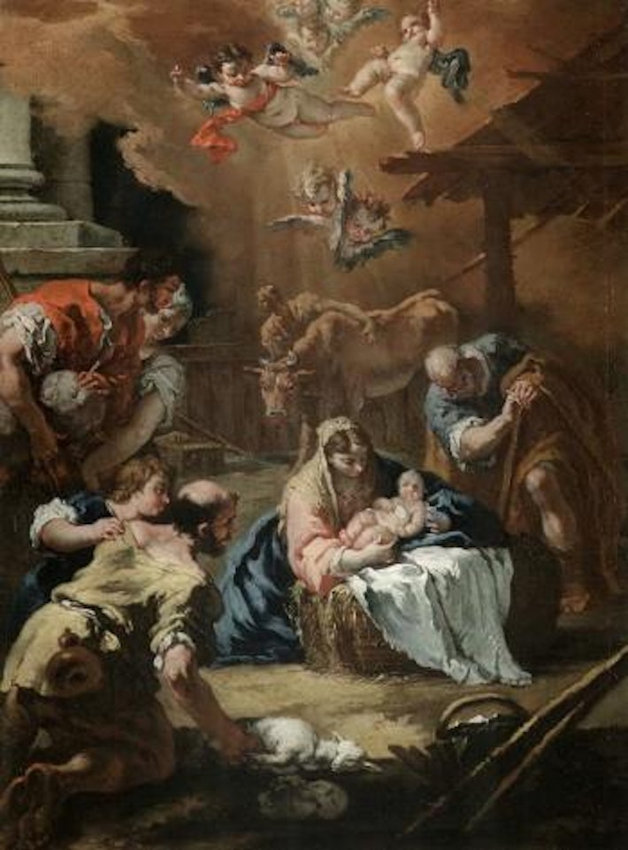 Adoration of the shepherds by Sebastiano Ricci