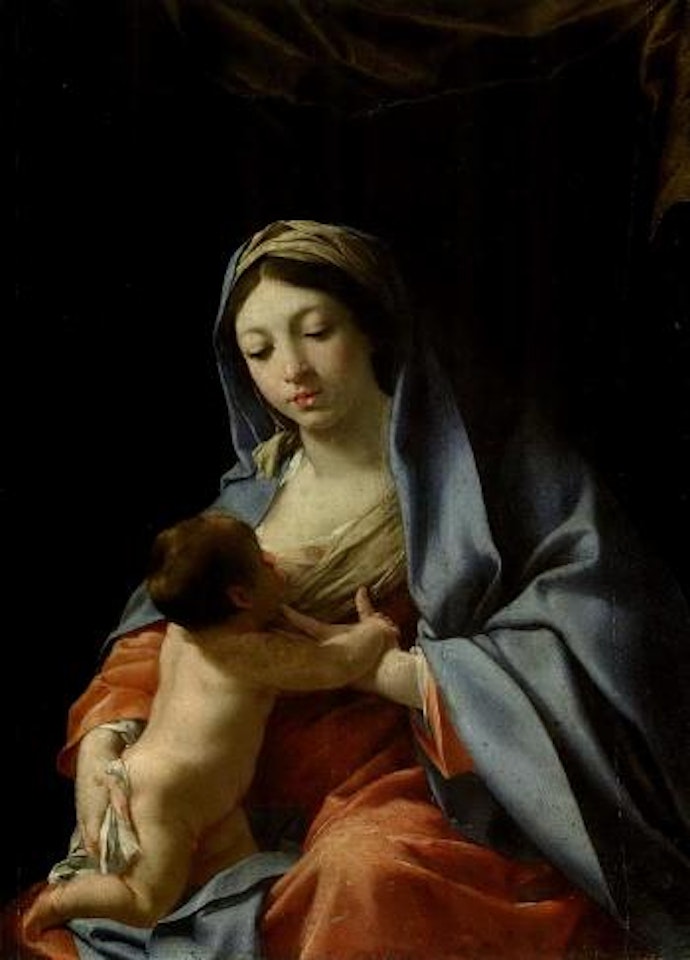The Virgin and Child by Simon Vouet