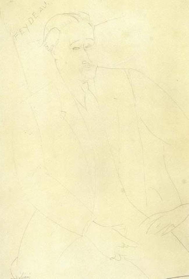 Portrait of Georges Feydeau by Amedeo Modigliani