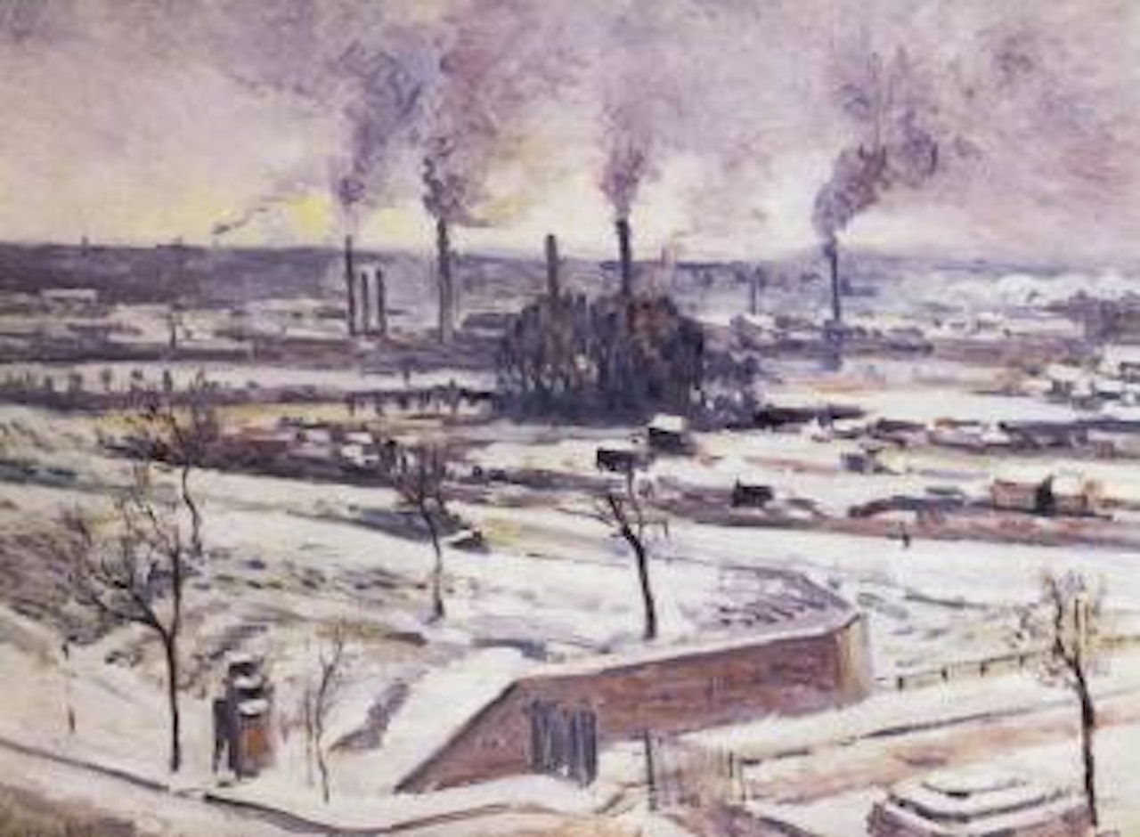 Les cheminees by Maximilien Luce