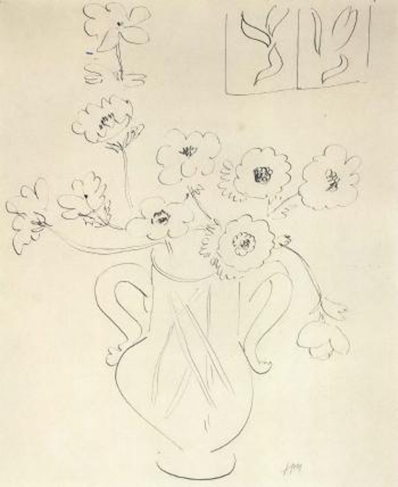 Vase d' anemones by Henri Matisse