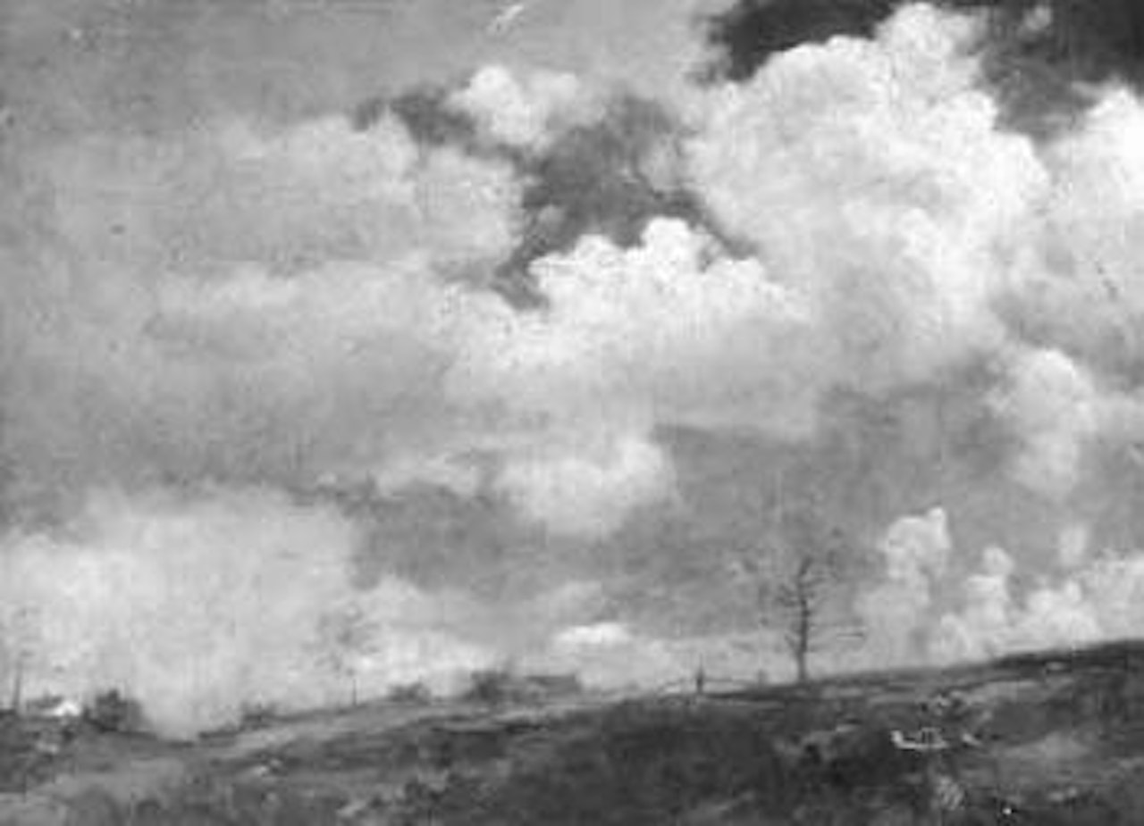 Incoming clouds by Albert Bierstadt