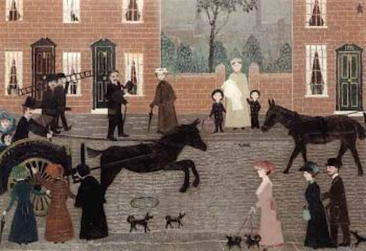 Driving out with Fanny by Helen Bradley