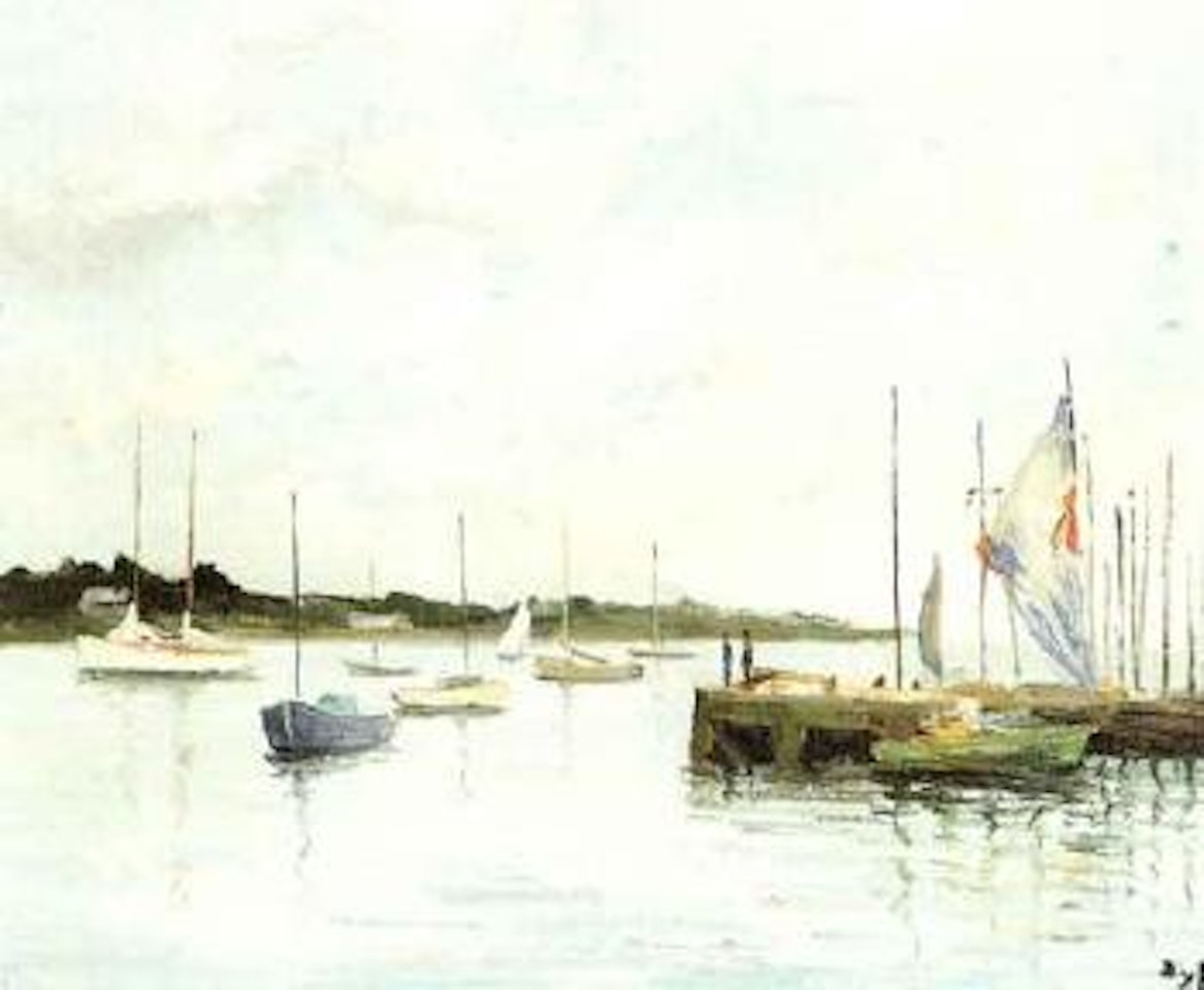 Port de la Trinite by Marcel Dyf