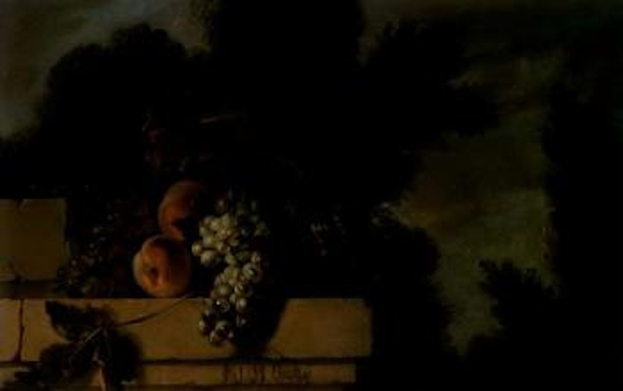 Still life with vase of flowers by Jean-Baptiste Oudry