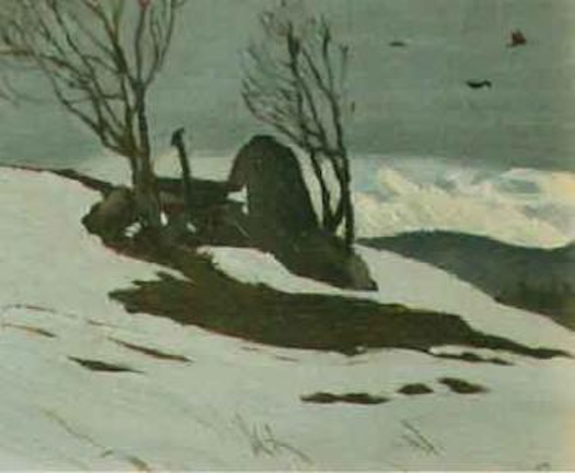 Thawing snow, Laurentians by Edwin Headley Holgate