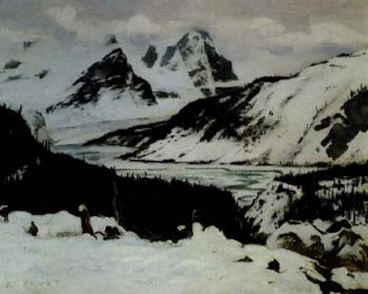 Sunwapta Gorge, Columbia Ice Fields, Alberta by Robert Pilot