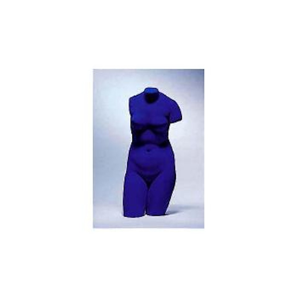 Blue venus by Yves Klein
