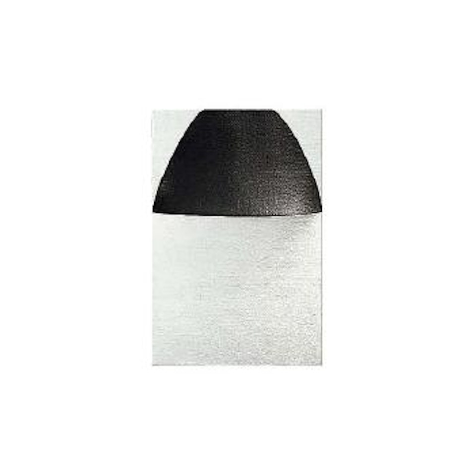 Gobbo bianco en nero by Alberto Burri