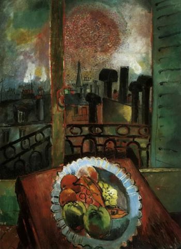 From the studio window, Paris by Christopher Wood
