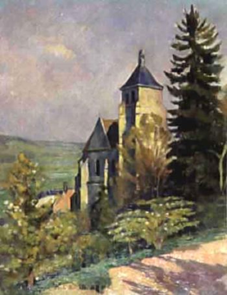 L'eglise de Saint-Pierre a Tomerre by Emile Bernard