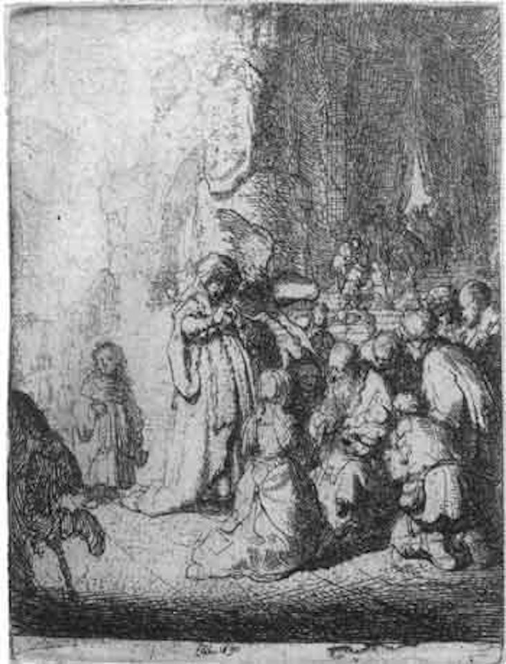 Temple by Attributed to Rembrandt Harmensz van Rijn