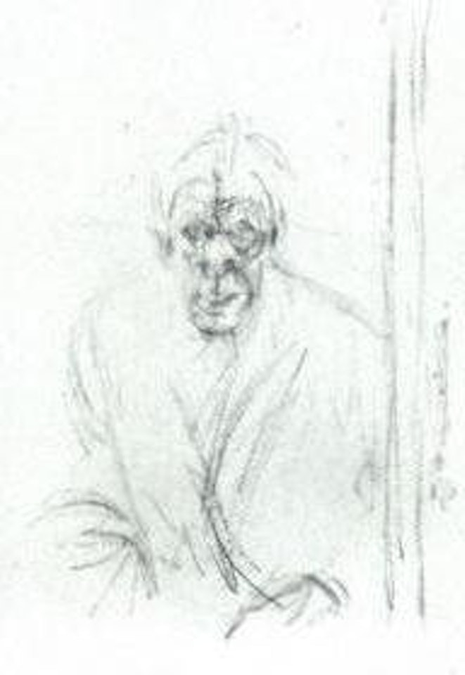 Self portrait by Alberto Giacometti