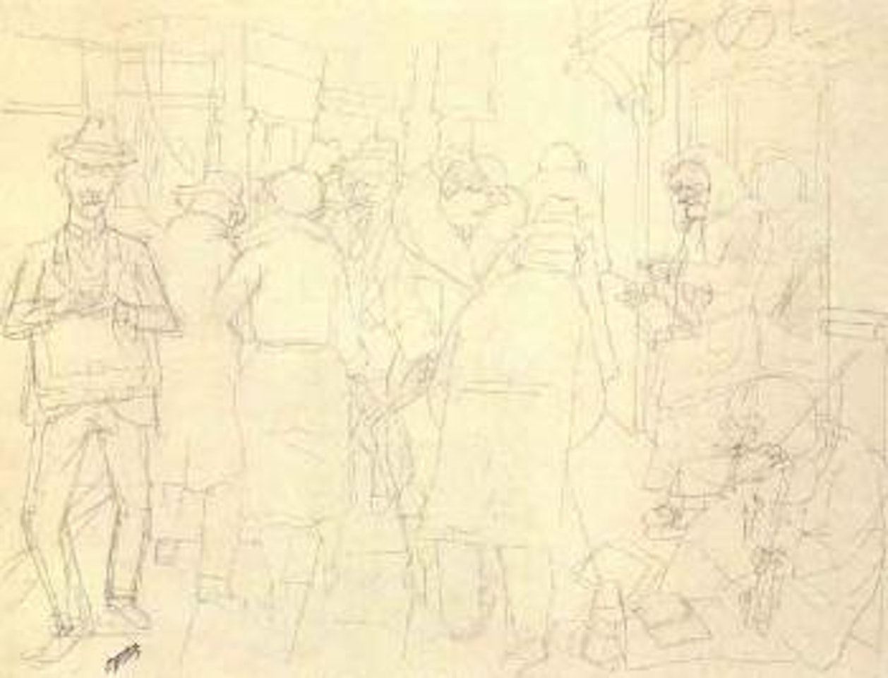 Street scene by George Grosz