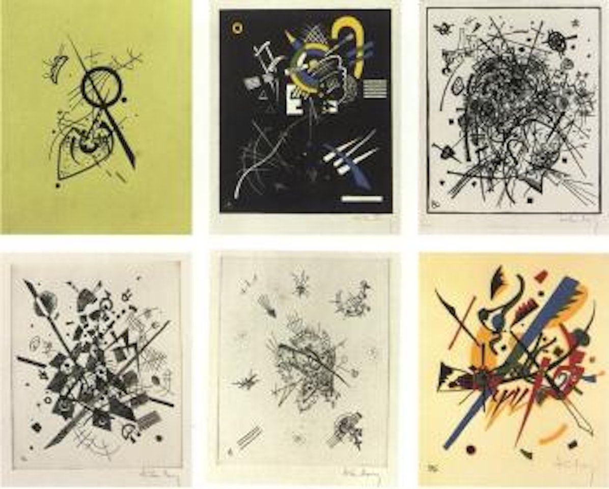 Small worlds I, VII, VIII, IX, X by Wassily Kandinsky