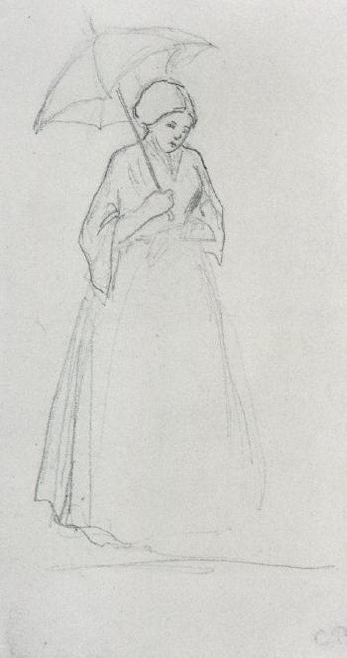 Femme au parpluie by Camille Pissarro