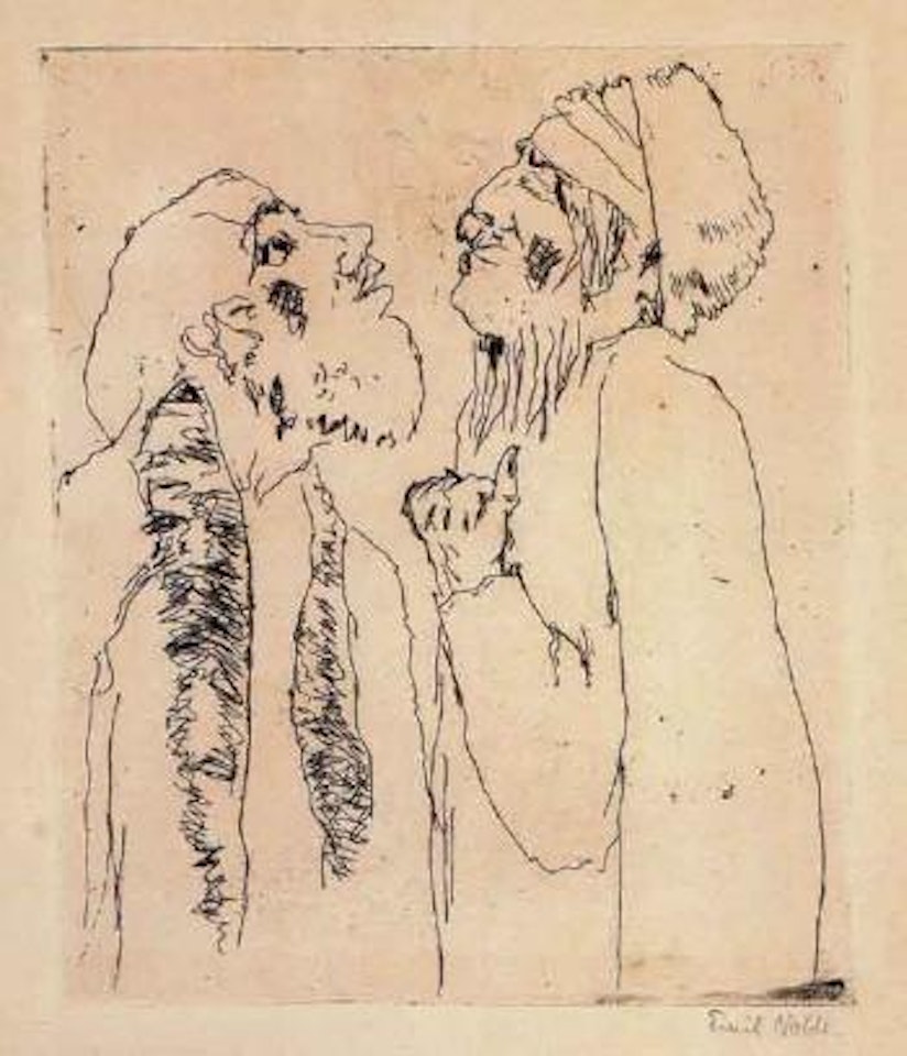 Siberian merchants by Emil Nolde