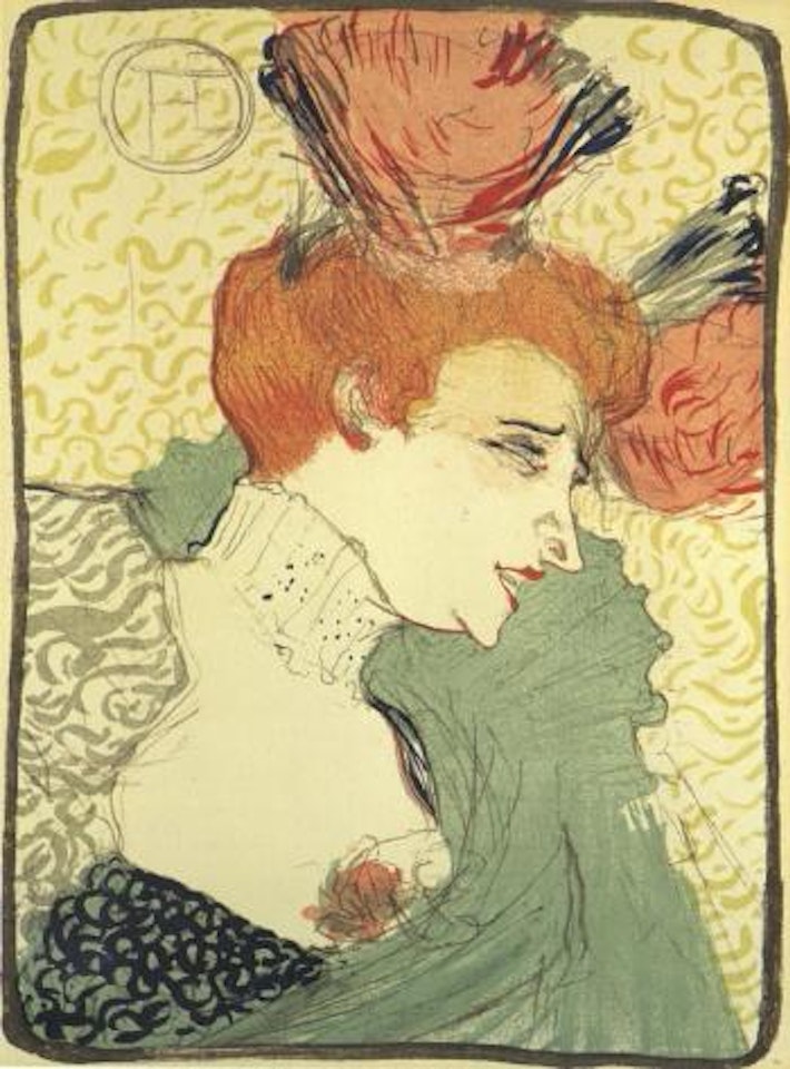 Mademoiselle Marcelle Lender, en buste by Henri de Toulouse-Lautrec