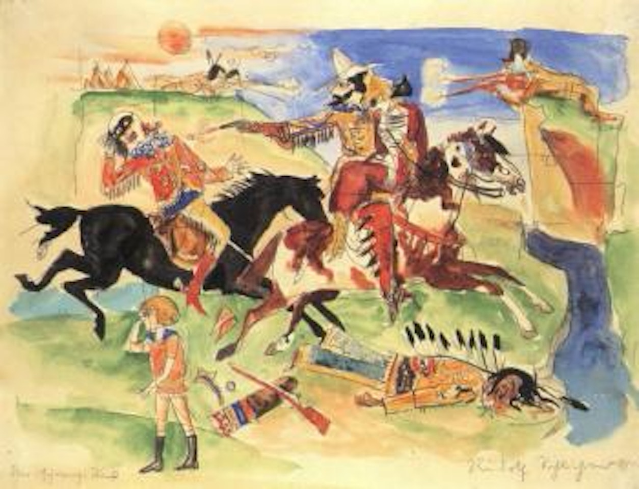 The black jack by Rudolf Schlichter