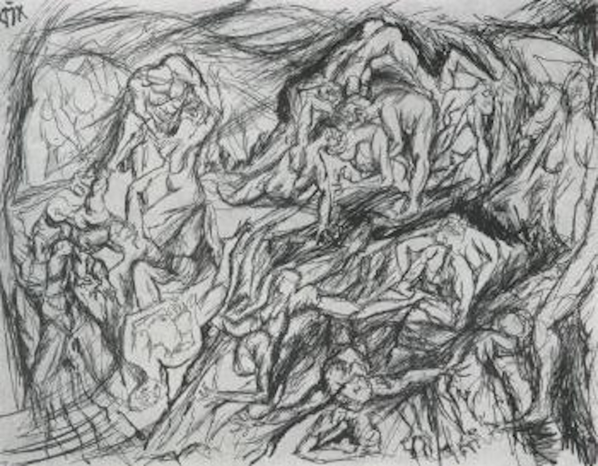 Amazon battle by Otto Dix
