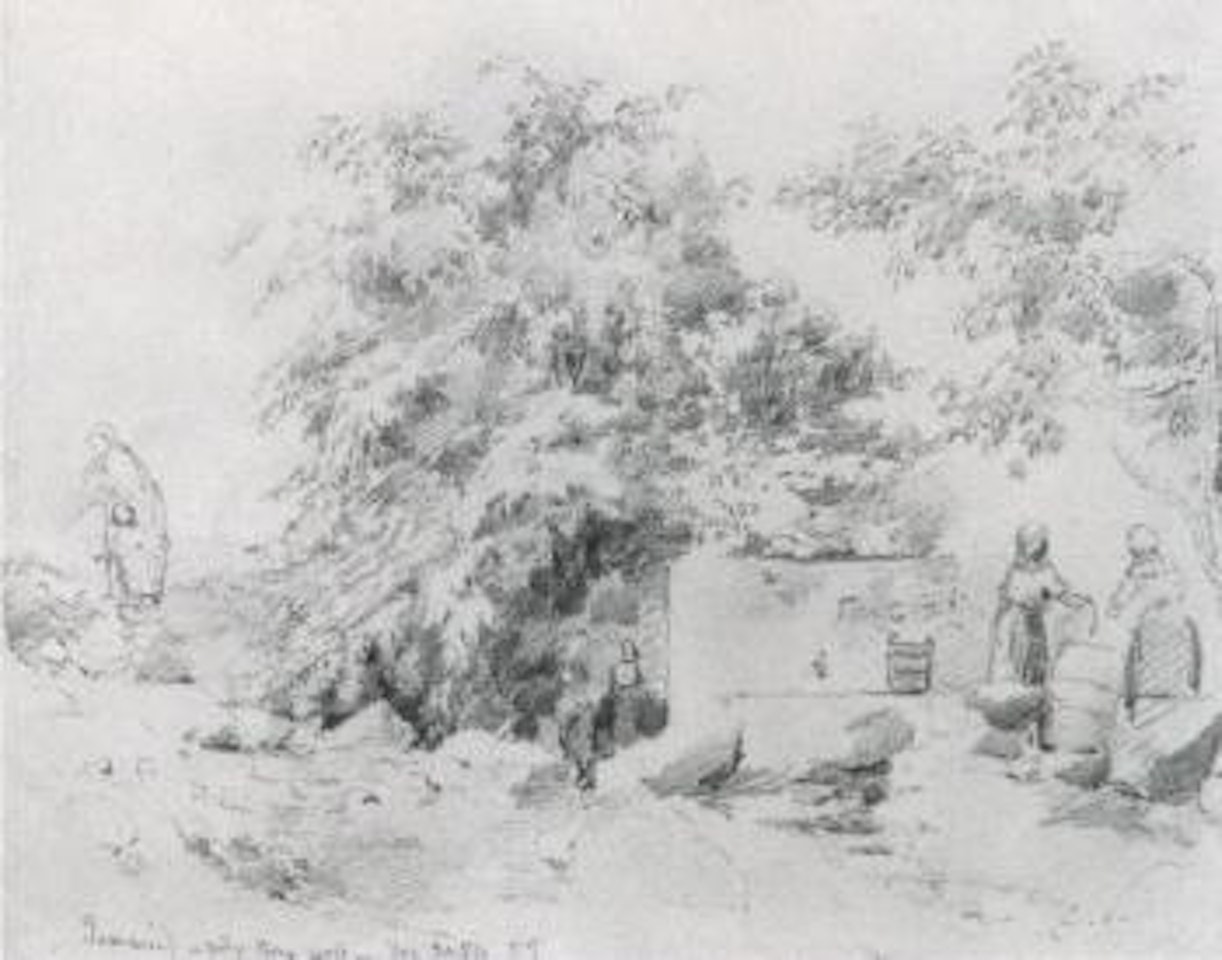 Tamarind - Judge Bery yard by Camille Pissarro