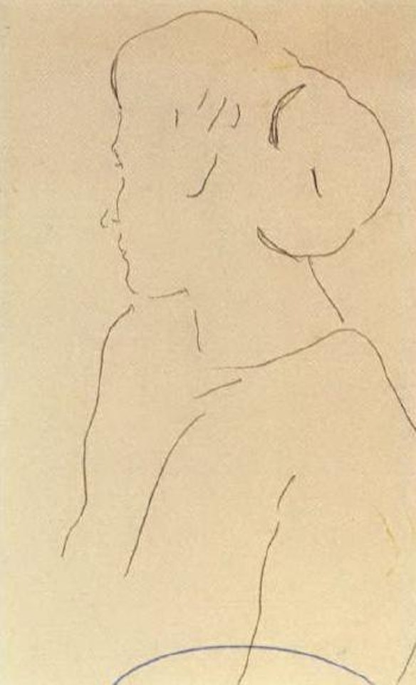 Portrait of young woman by Ferdinand Hodler