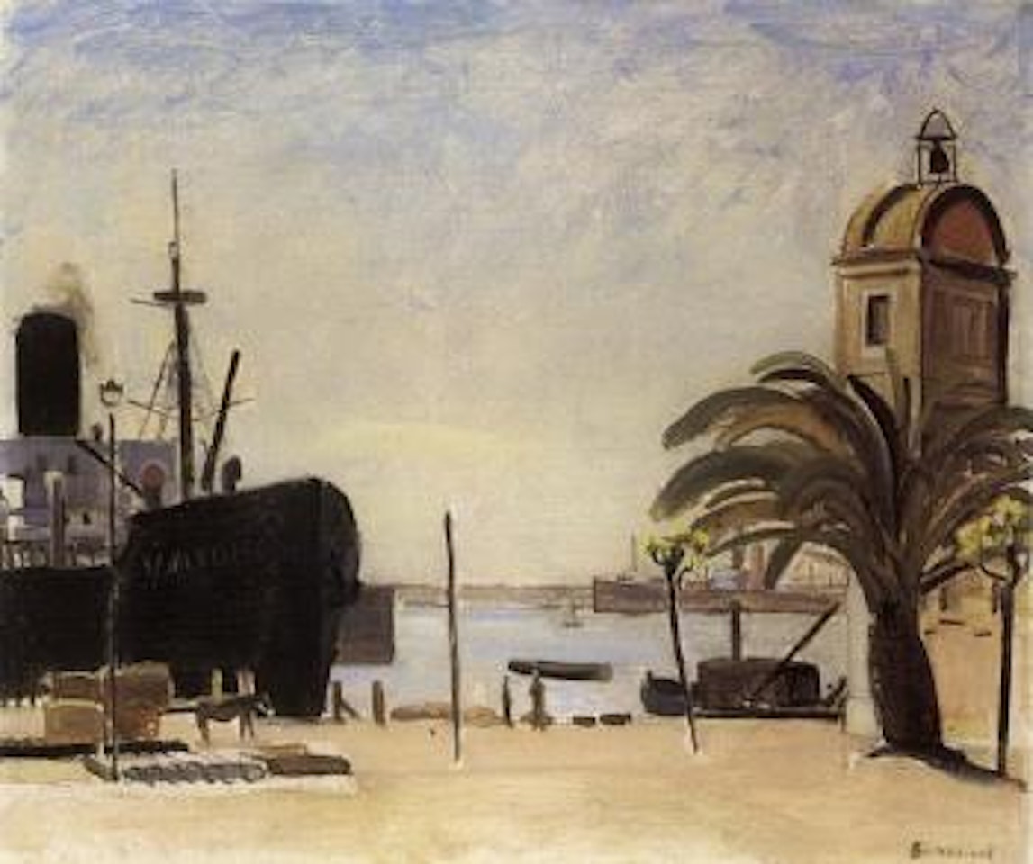 Le port by Maurice Barraud
