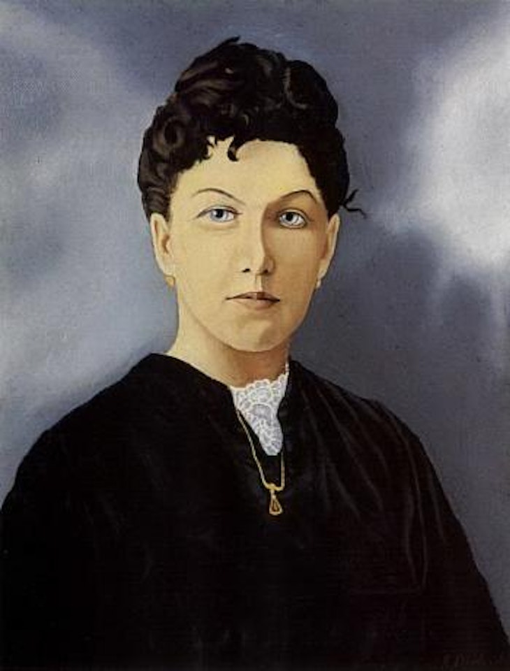 Portrait of woman by Adolf Dietrich