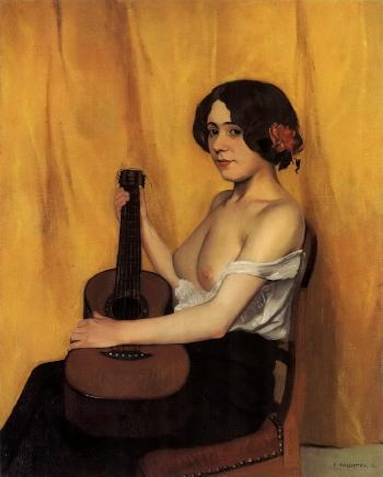 La guitariste by Félix Vallotton