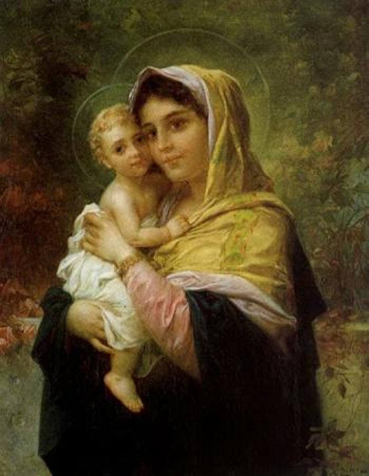 Madonna with Child by Hans Zatzka