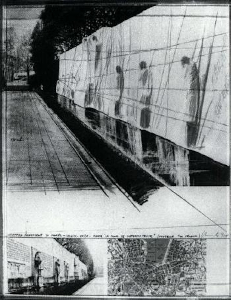 Wrapped Mur des Reformateurs by Christo
