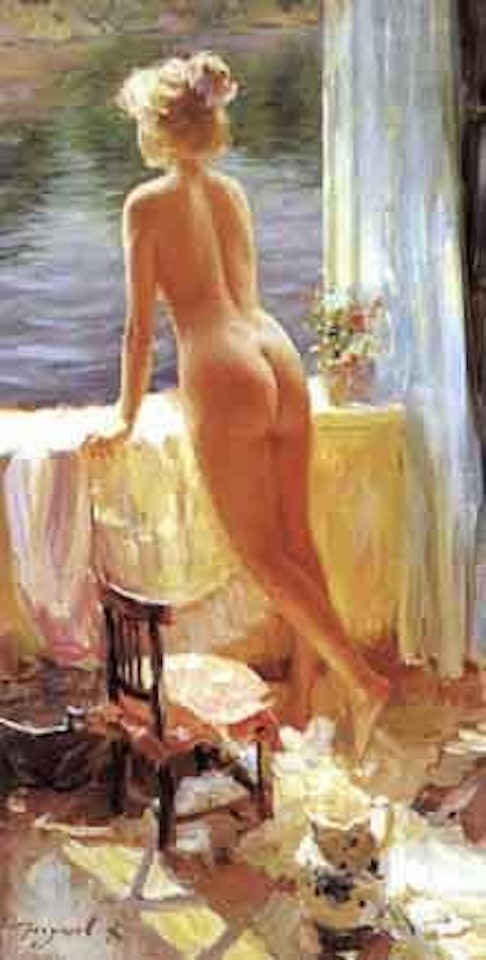 At the window by Constantin Razoumov